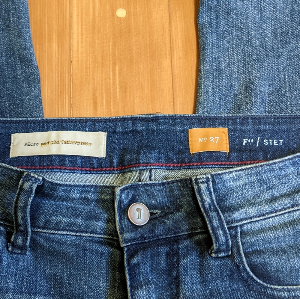 Anthropology Pilcro mid rise cropped jeans - Picture 3 of 14